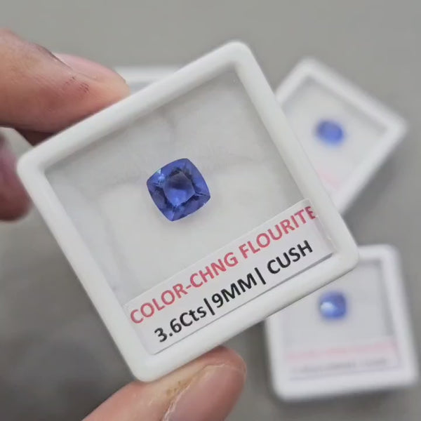 Colour Change Natural Flourite | Oval and Cushion