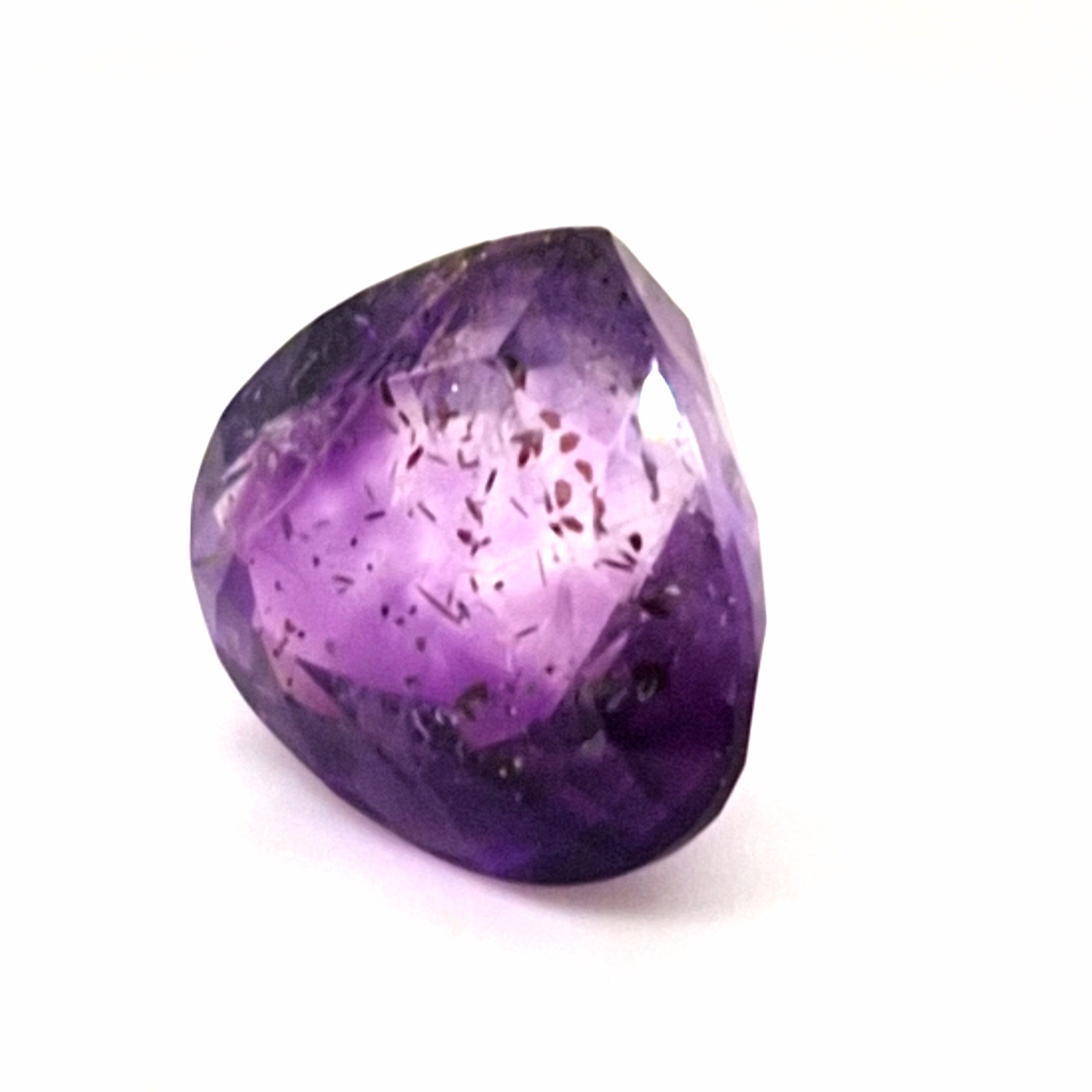 Natural Super Seven Quartz Faceted | Teardrop| Size: 17x15mm