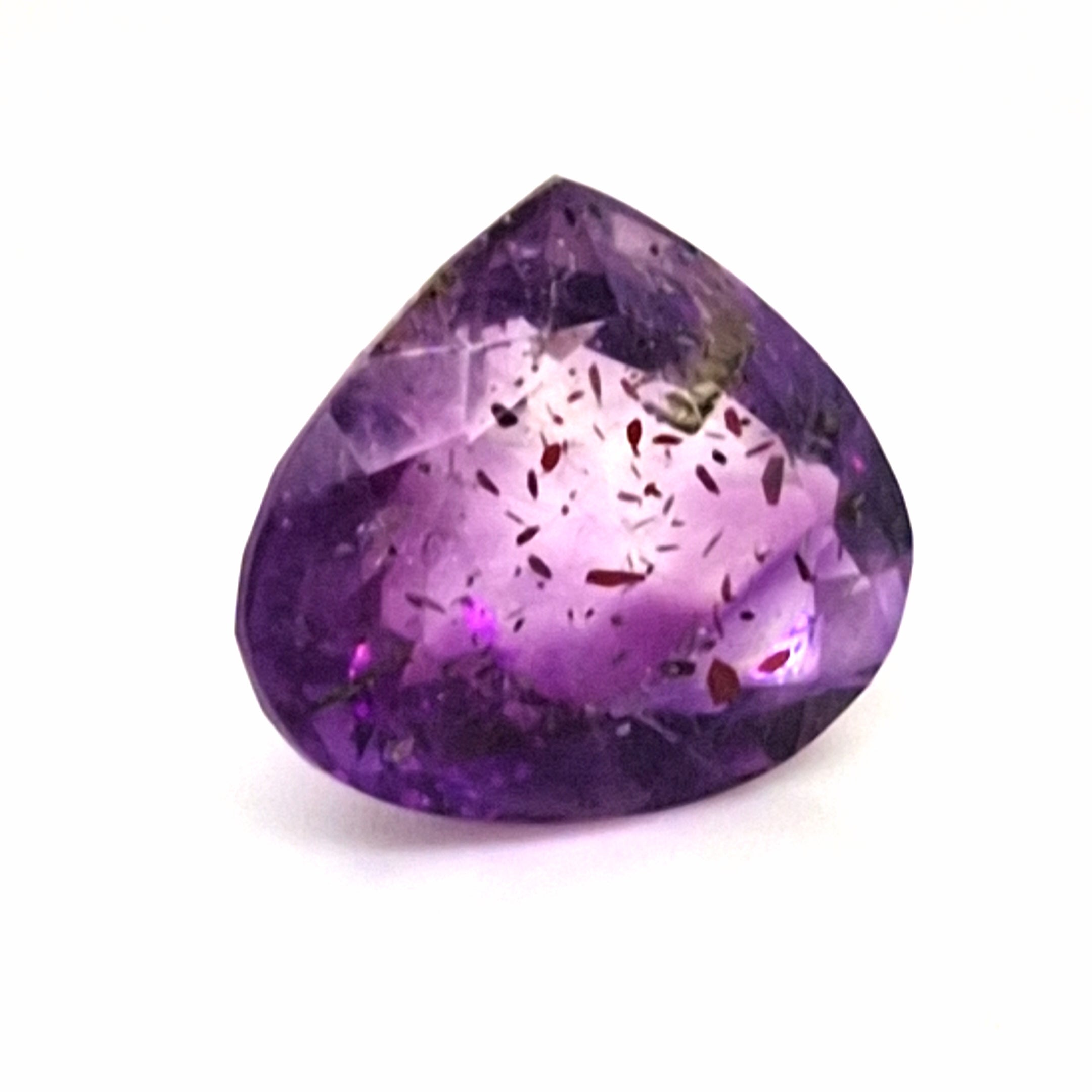 Natural Super Seven Quartz Faceted | Teardrop| Size: 17x15mm