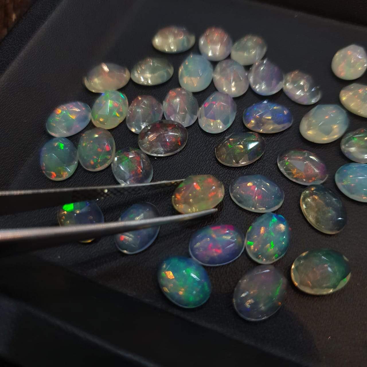 10 Pcs Opal Rosecut Cabochons | 8x6mm Calibrated | Top Quality Natural Opal - The LabradoriteKing