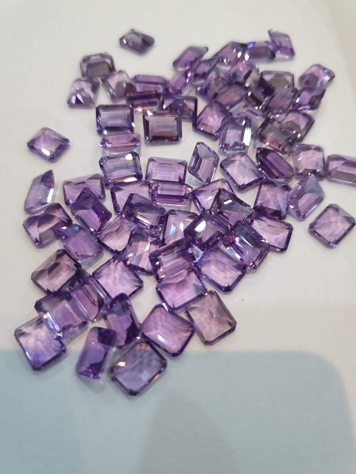 10pcs Natural Pink Amethyst 9x7mm Octagon Calibrated Sizes - The LabradoriteKing