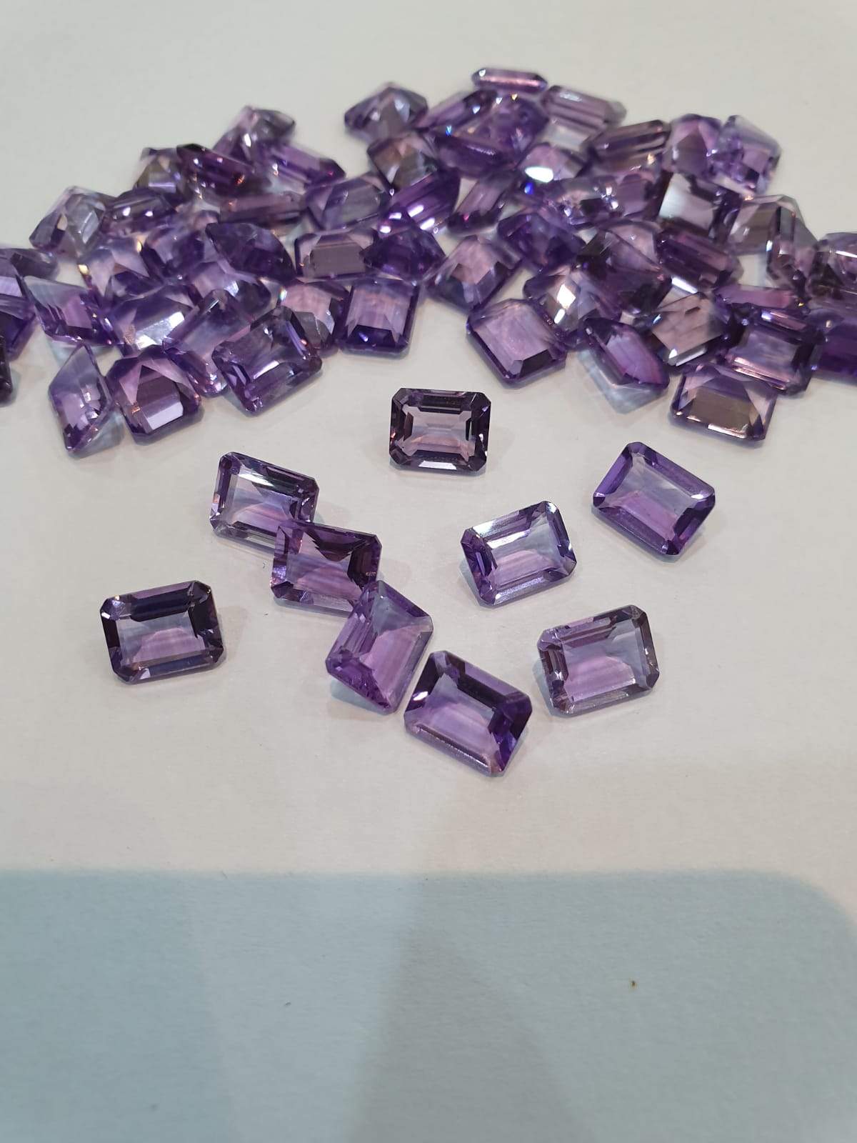 10pcs Natural Pink Amethyst 9x7mm Octagon Calibrated Sizes - The LabradoriteKing
