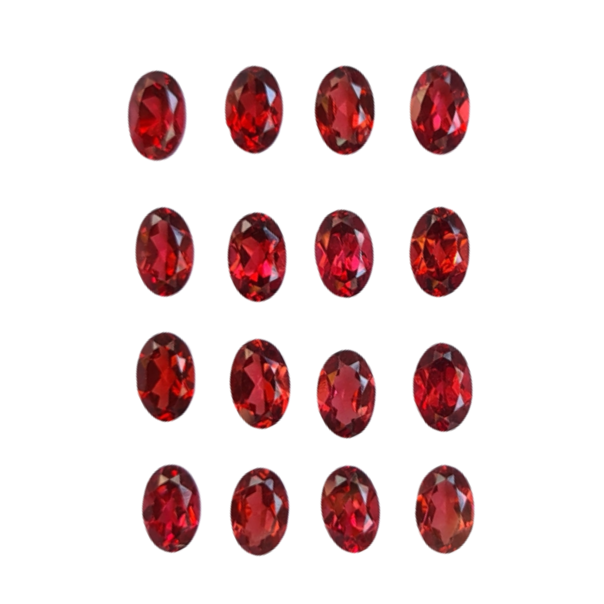 Natural Garnet Mozamique Faceted Gemstone | Size 6-7mm - The LabradoriteKing