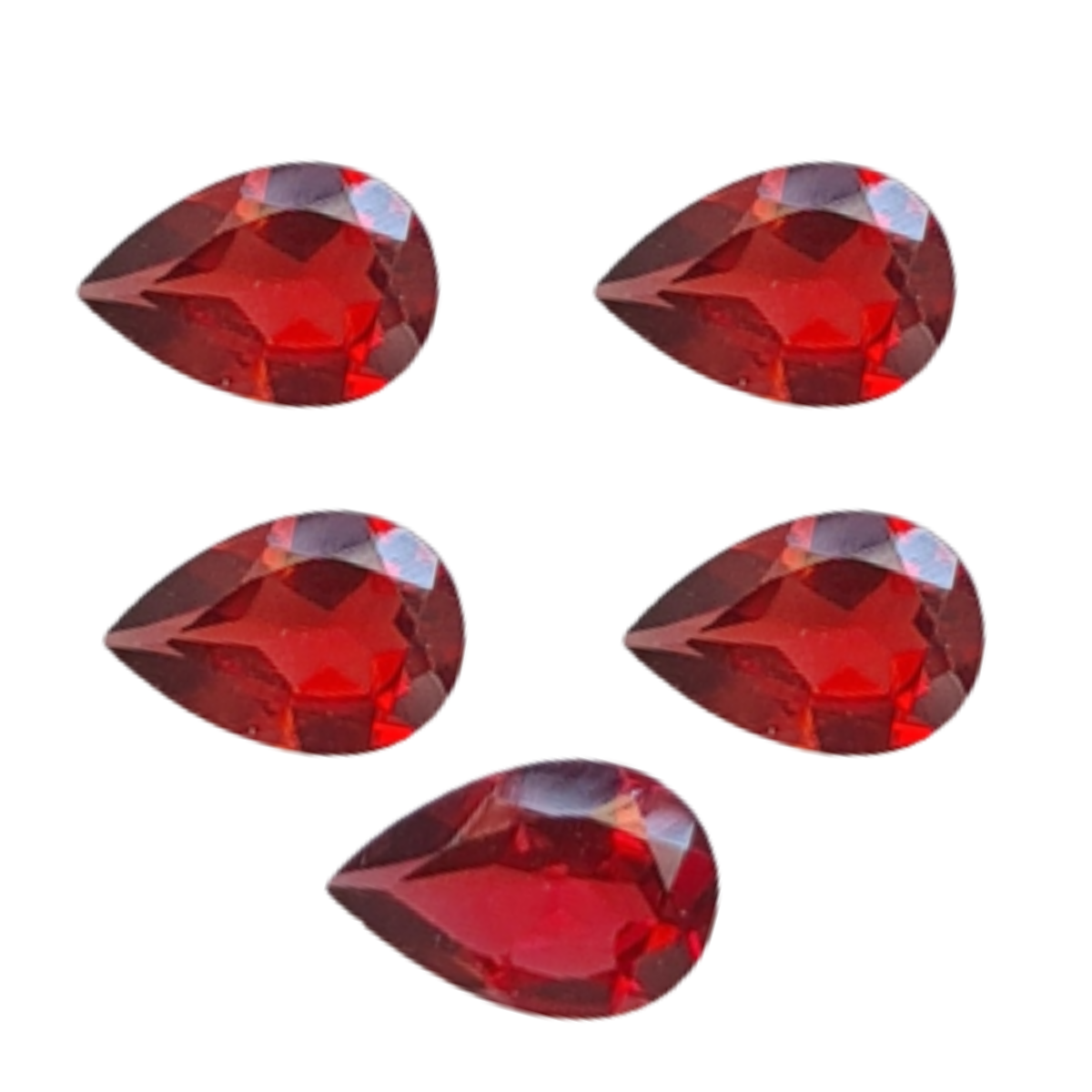 Natural Garnet Mozamique Faceted Gemstone | Size 6-7mm - The LabradoriteKing