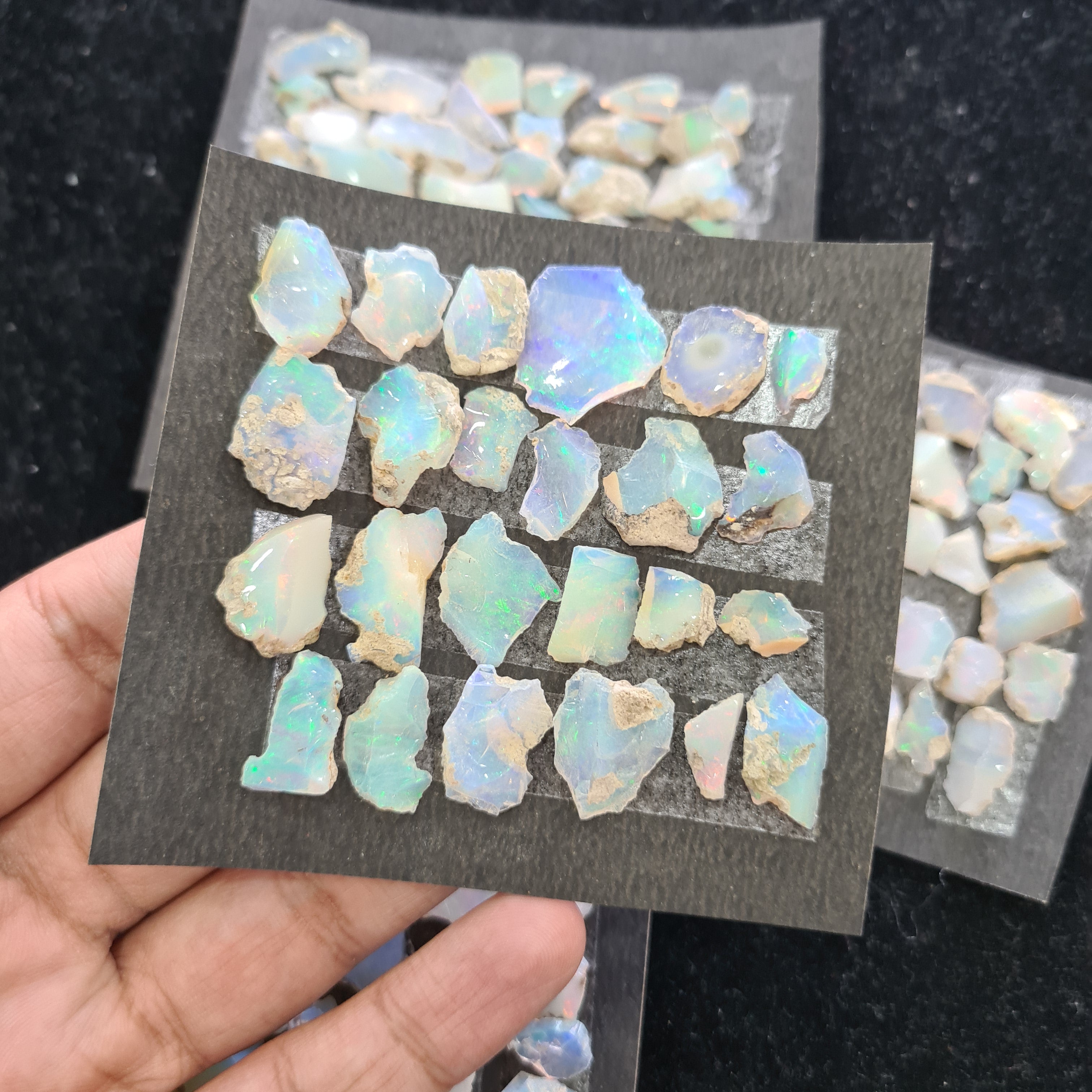 Wholesale Opal Raw Rough Natural Multi Fire Opal Rough Welo Opal Rough Ethiopian Opal Rough - The LabradoriteKing