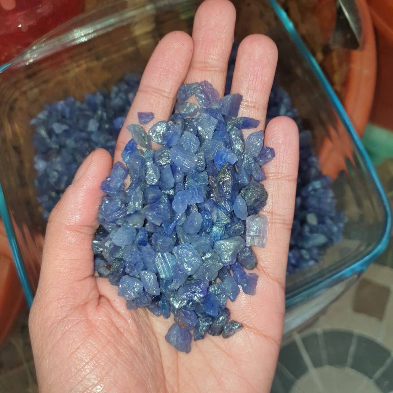 30 Pcs Tanzanite Rough Raw |  Good Colour 8-20mm Tanzania Mined - The LabradoriteKing
