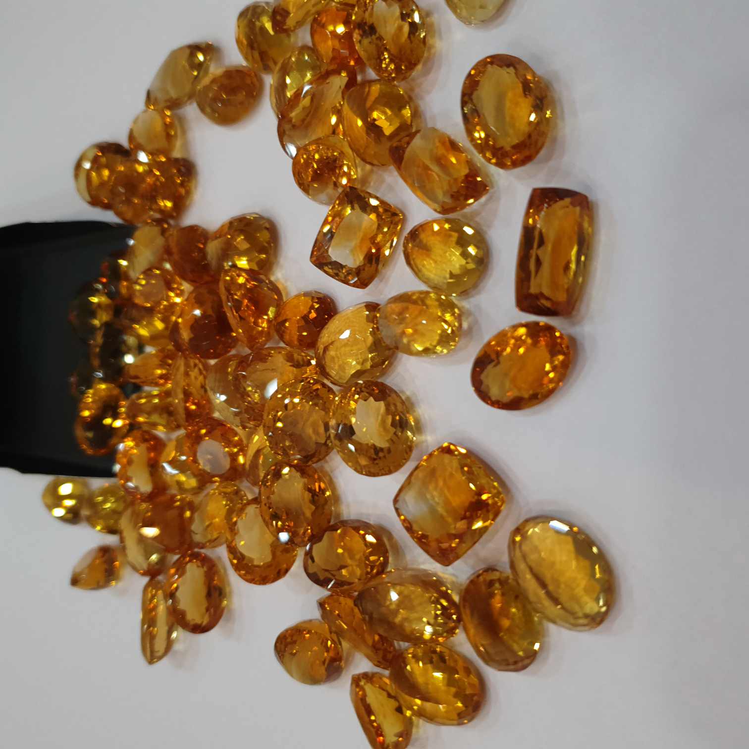 5 Pcs Natural Golden Citrines Gemstones | Flawless Top Quality Grade - The LabradoriteKing