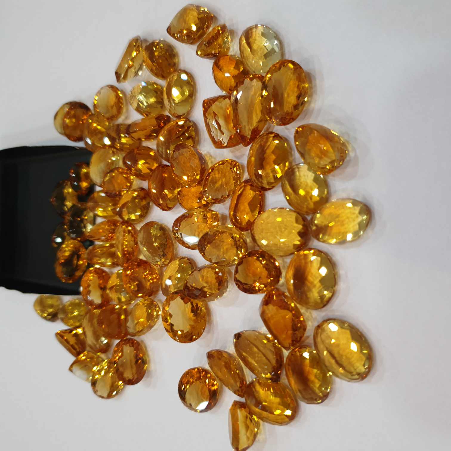5 Pcs Natural Golden Citrines Gemstones | Flawless Top Quality Grade - The LabradoriteKing