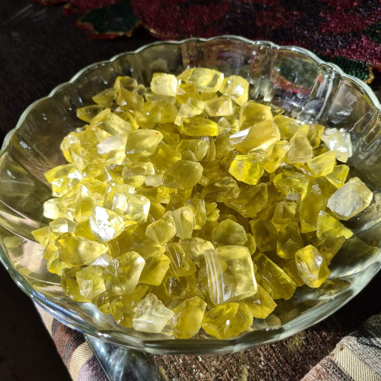 50 Grams of Yellow Quarrz Rough | 20-40mm Brazil Mined | Approx 15-20pcs - The LabradoriteKing