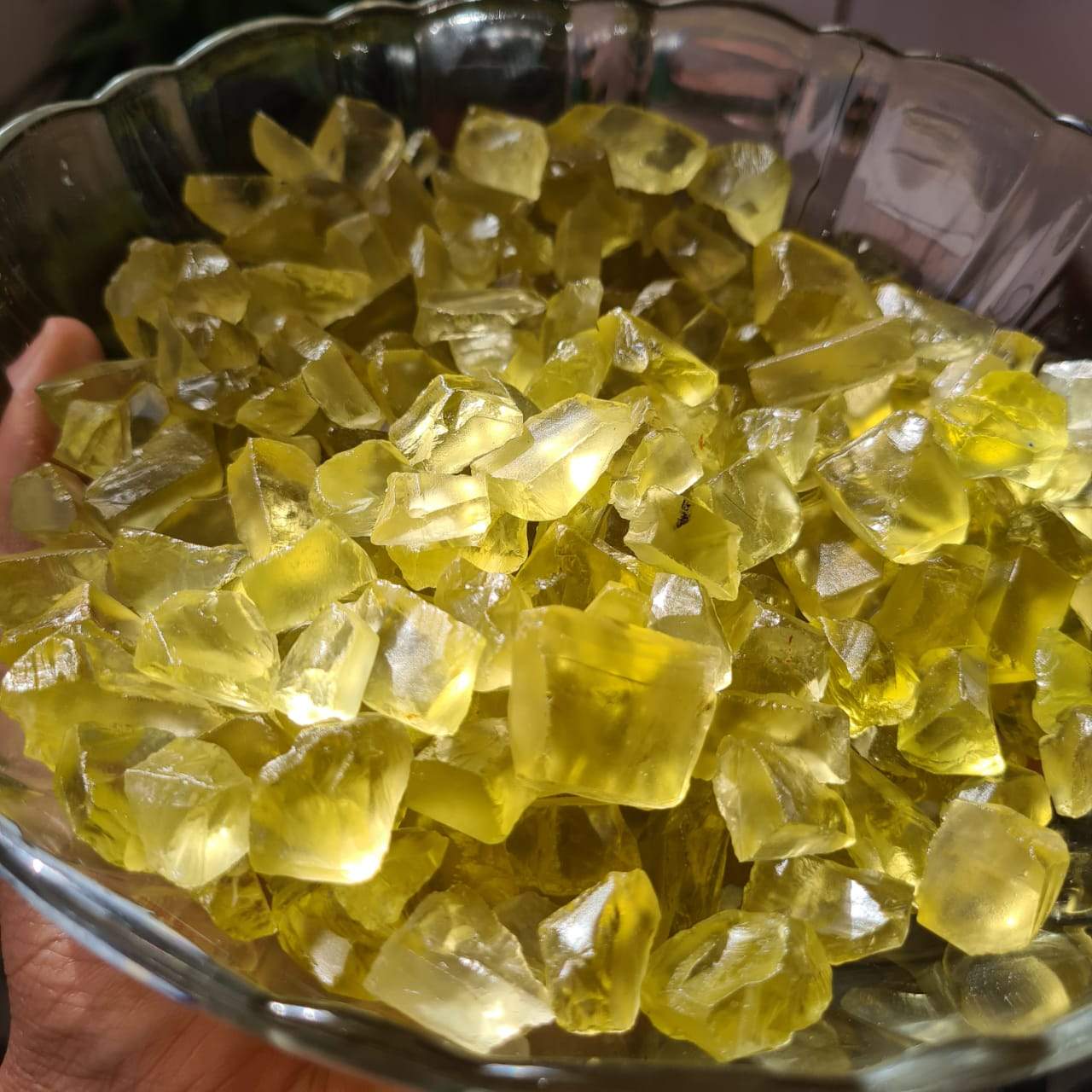 50 Grams of Yellow Quarrz Rough | 20-40mm Brazil Mined | Approx 15-20pcs - The LabradoriteKing