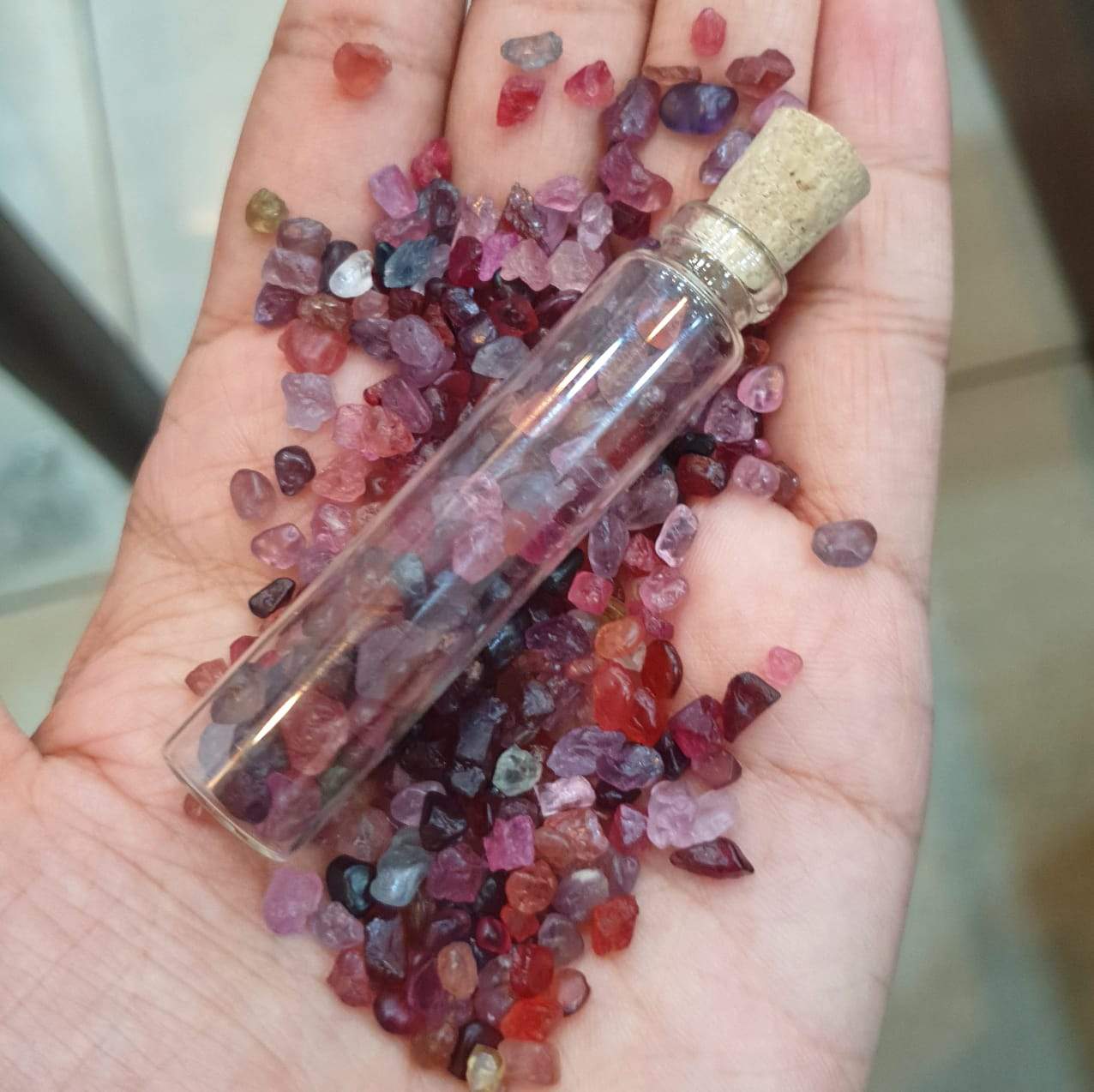 50 Pcs Natural Spinel Roughs |Untreated 5-8mm | Translucent Grade A - The LabradoriteKing