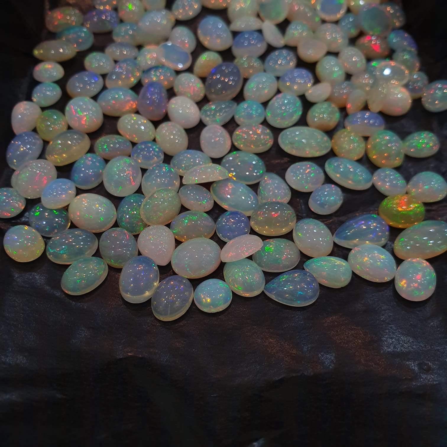 9-10mm Opal Cabcohon Oval Random Pick - The LabradoriteKing