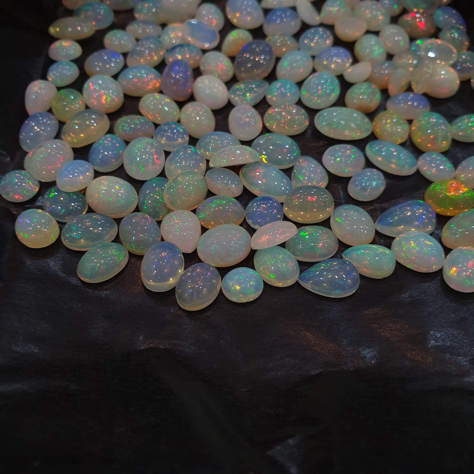 9-10mm Opal Cabcohon Oval Random Pick - The LabradoriteKing