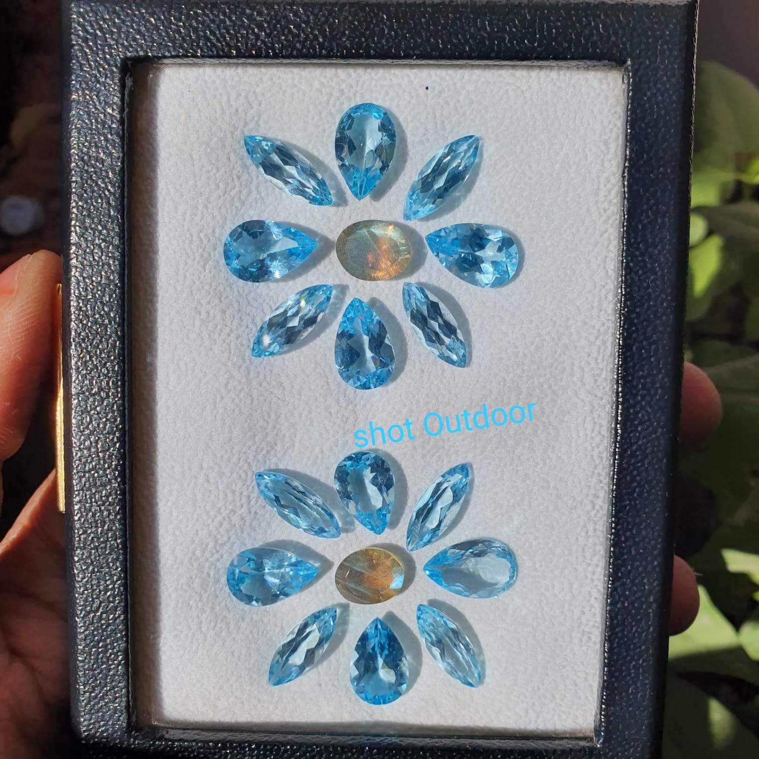 Gem Set 70 Cts: Natural Labradorite and Blue Topaz - The LabradoriteKing