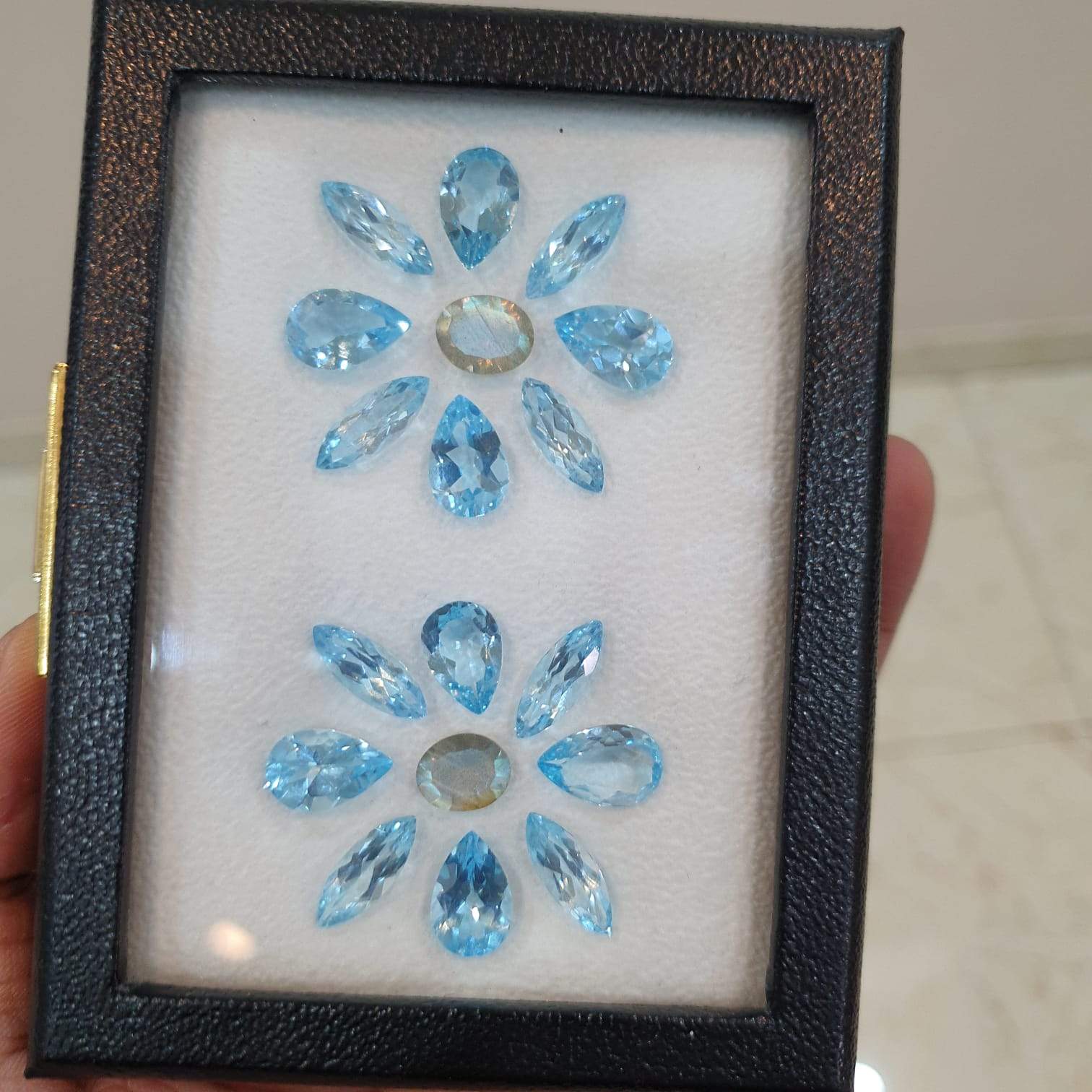 Gem Set 70 Cts: Natural Labradorite and Blue Topaz - The LabradoriteKing