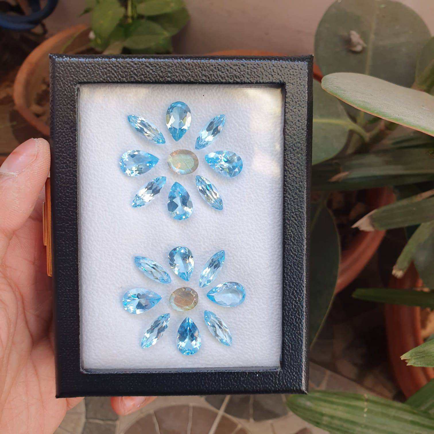 Gem Set 70 Cts: Natural Labradorite and Blue Topaz - The LabradoriteKing