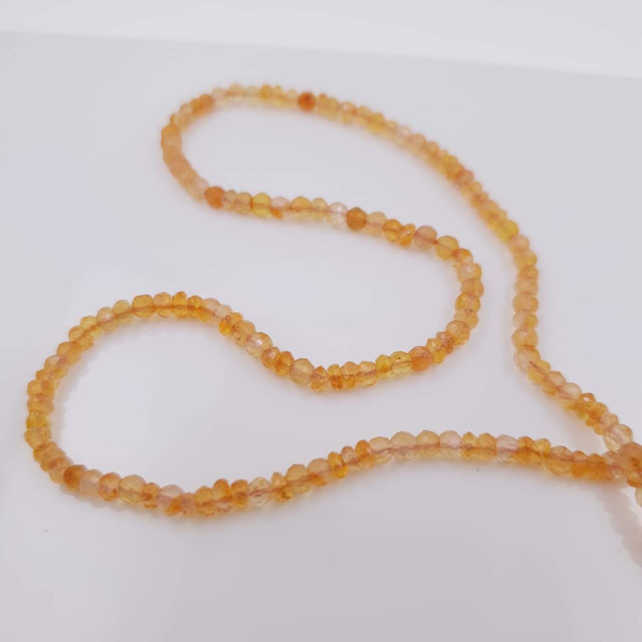 Natural Coraline Beads 3-4mm | Faceted | 14" Inches - The LabradoriteKing