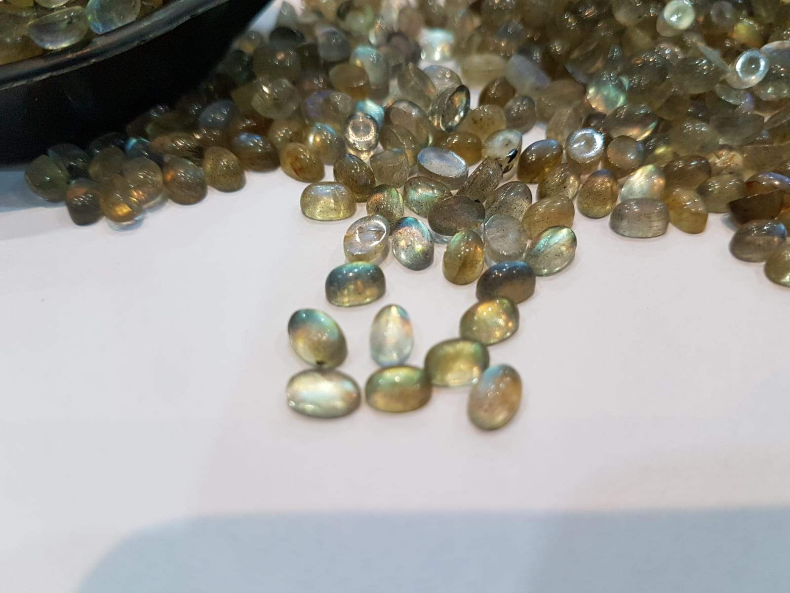 Natural Labradorite 6x4mm Oval Loose Stone Lot - The LabradoriteKing