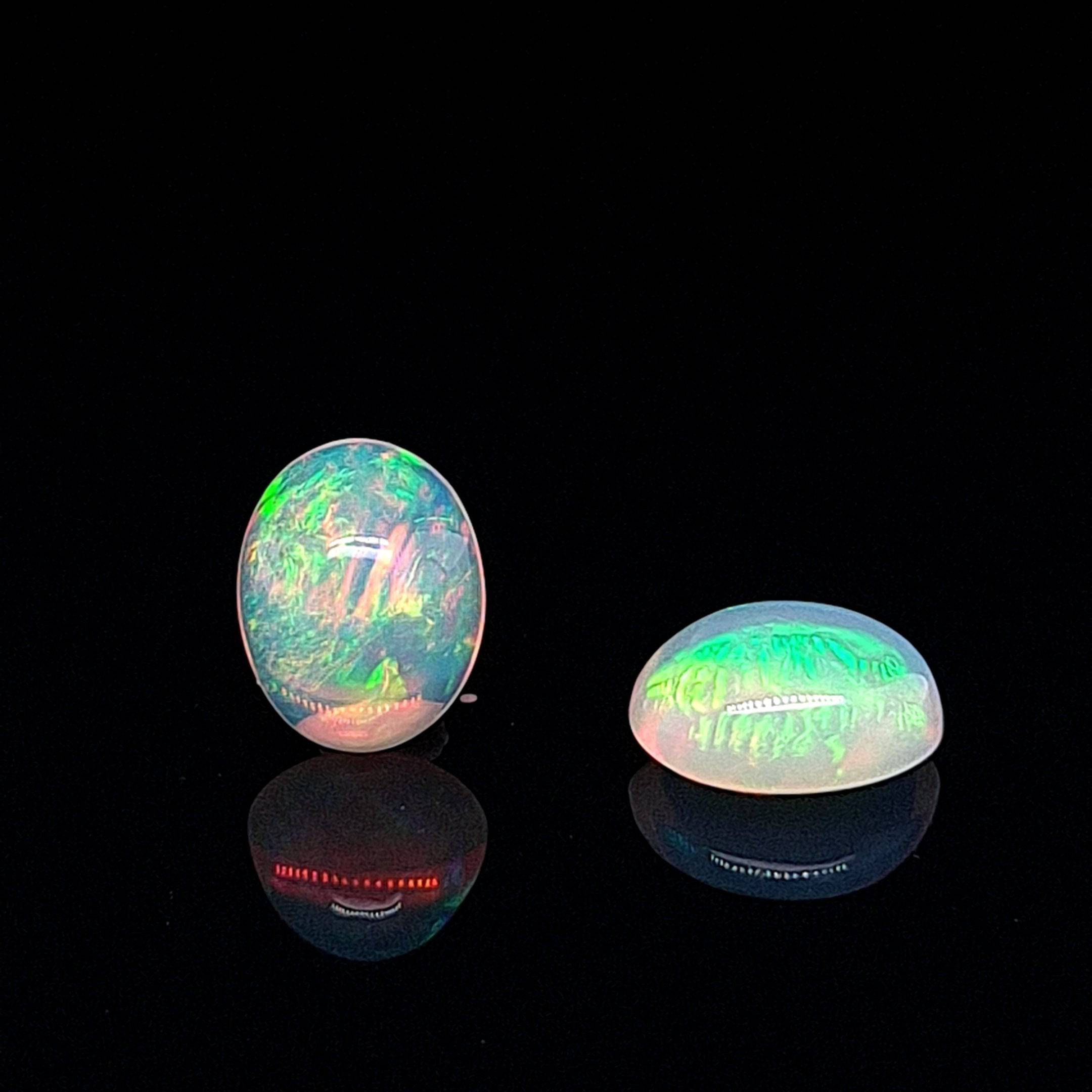 Natural Opal Cabochon 10x8mm | Ethiopian Mined Untreated - The LabradoriteKing