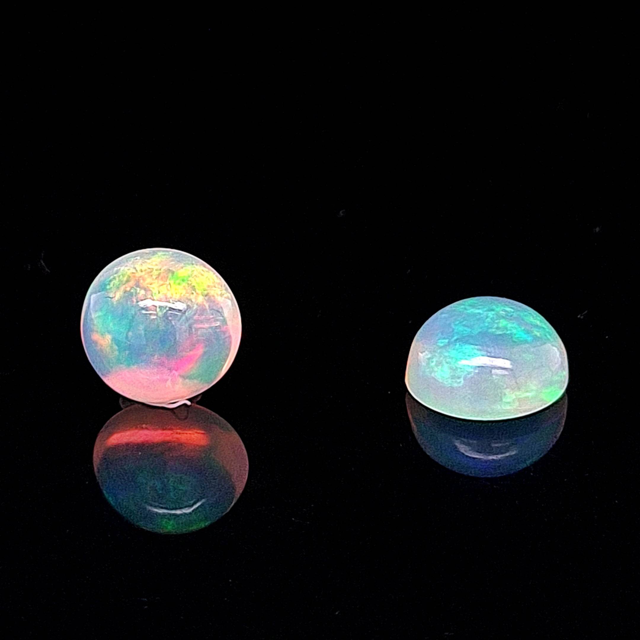 Natural Opal Cabochon 9mm,10mm and 11mm | Ethiopian Mined Untreated - The LabradoriteKing