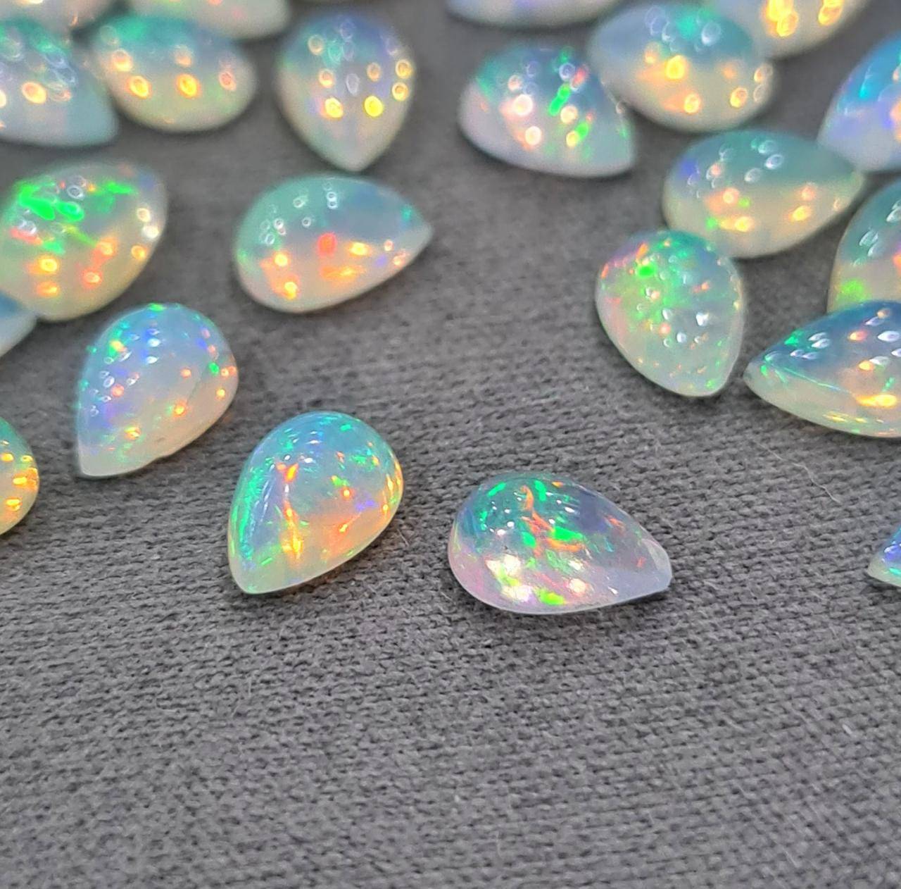 Natural Opals Calibrated Pears | 7x5mm - The LabradoriteKing