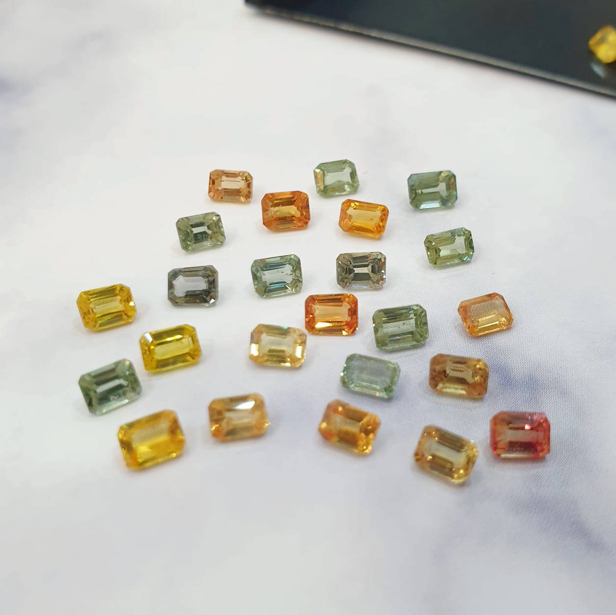 Natural Sapphires 10 Pcs Set | 4mm Rectangle | Top Quality - The LabradoriteKing