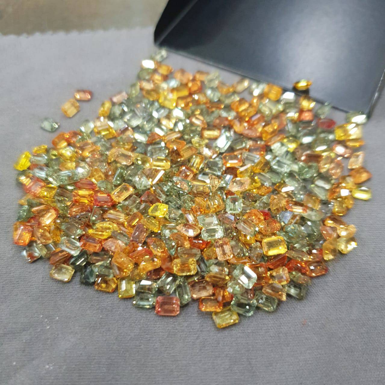 Natural Sapphires 10 Pcs Set | 4mm Rectangle | Top Quality - The LabradoriteKing