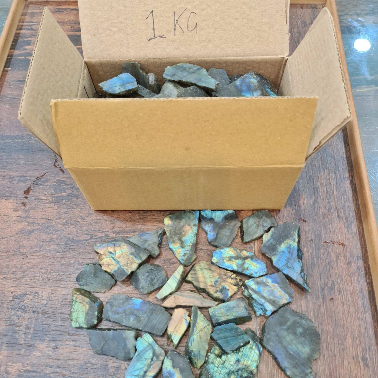 Wholesale Labradorite raw Slabs | Good Flash in 1-5"Inches Sizes - The LabradoriteKing