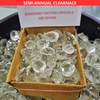 500 Grams of Jharkand Clear quartz faceted | Untreated what so ever | 20–40mm | 50–60 Pcs