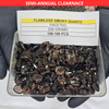 250 Grams of Flawless Smoky Quartz Facets | 12–18mm | 150–180 Pcs | Mixed Shapes