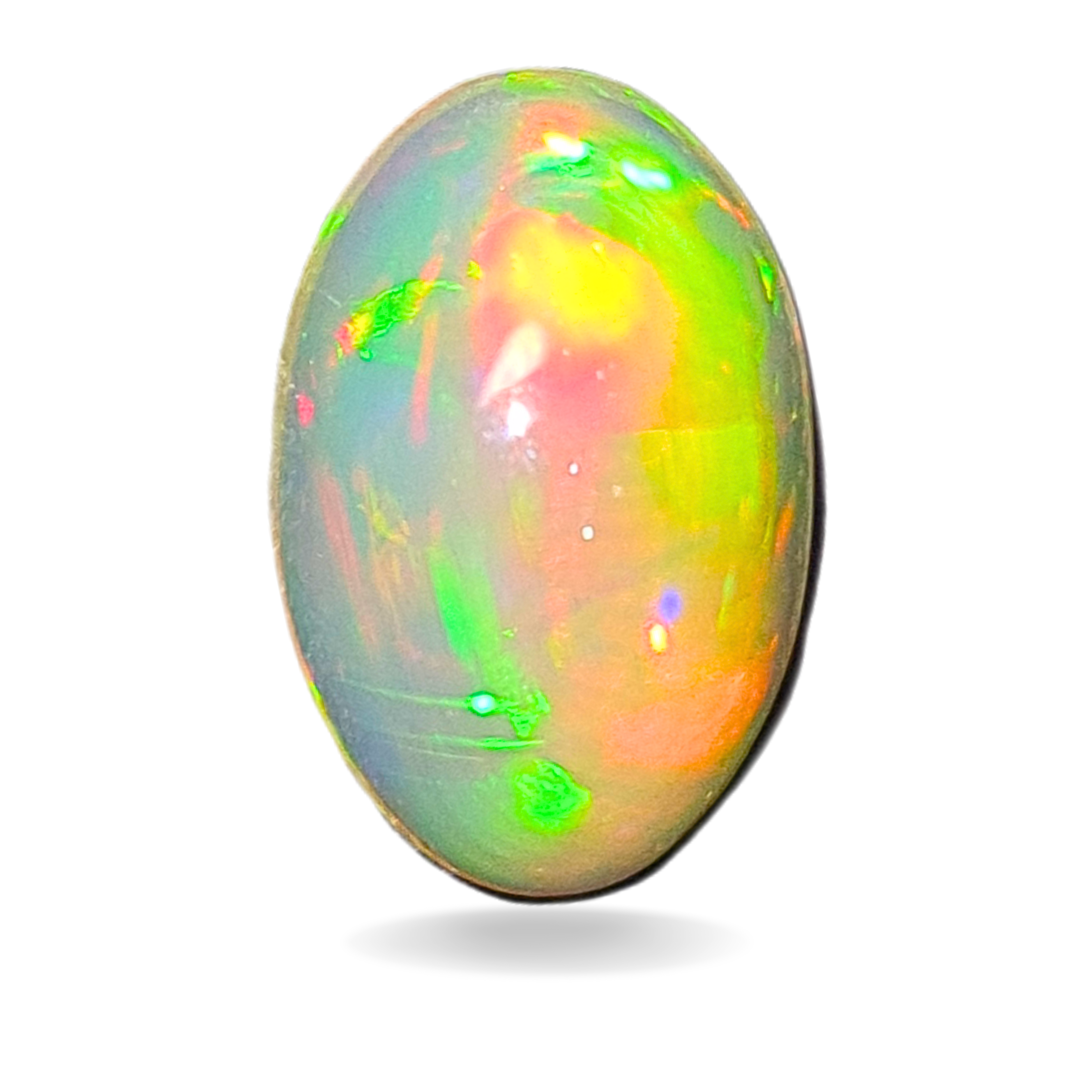 1 Pcs Natural Opal Cabochon Gemstone Oval Shape: | Size: 12x8mm - The LabradoriteKing