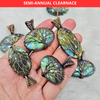 5 Units of Labradorite Pendant Wirewrapped