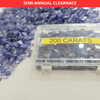 200 Carats Natural Unheated Tanzanite Polished Slices | 4–10mm | 320–350 Pieces