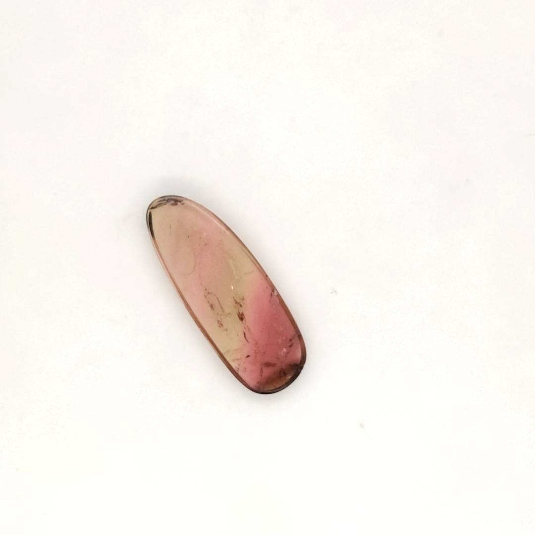 1 Pcs Of Natural Watermelon Tourmaline Slice | Size:32x12mm | With Certificate - The LabradoriteKing