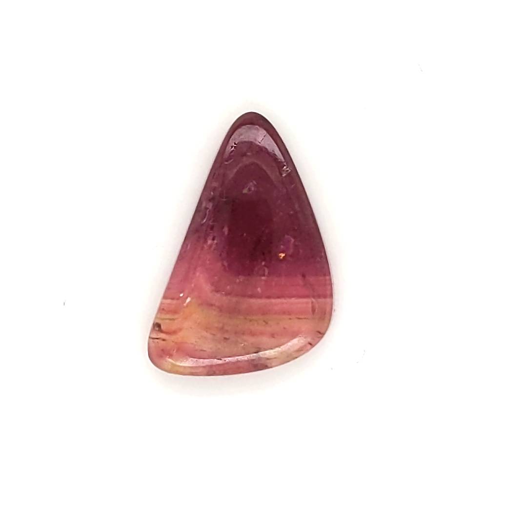 1 Pcs Of Natural Watermelon Tourmaline Slice | Size:18x13mm | With Certificate - The LabradoriteKing