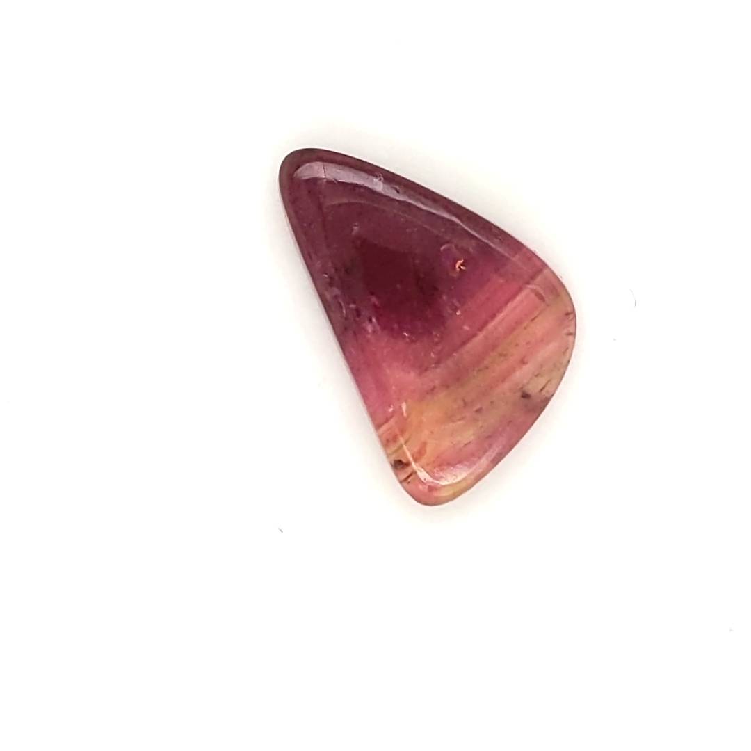 1 Pcs Of Natural Watermelon Tourmaline Slice | Size:18x13mm | With Certificate - The LabradoriteKing