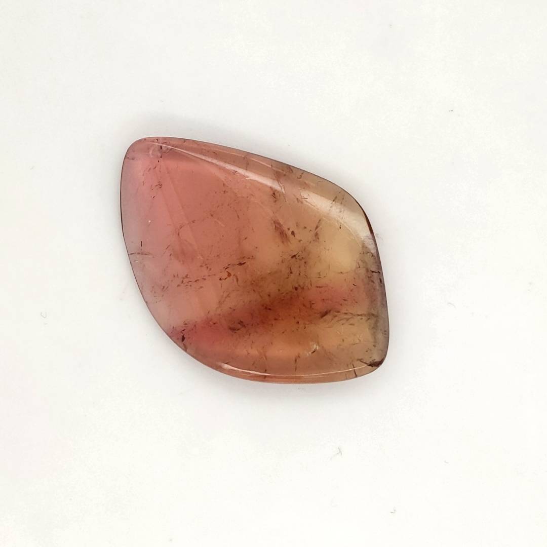 1 Pcs Of Natural Watermelon Tourmaline Slice | Size:42x29mm | With Certificate - The LabradoriteKing