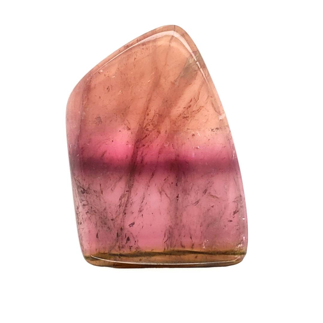 1 Pcs Of Natural Watermelon Tourmaline Slice | Size:47x33mm | With Certificate - The LabradoriteKing