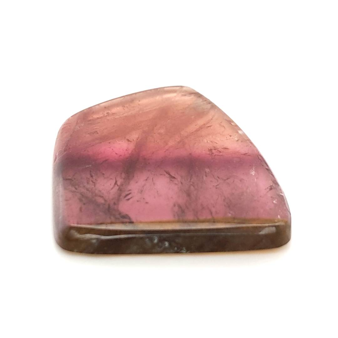 1 Pcs Of Natural Watermelon Tourmaline Slice | Size:47x33mm | With Certificate - The LabradoriteKing