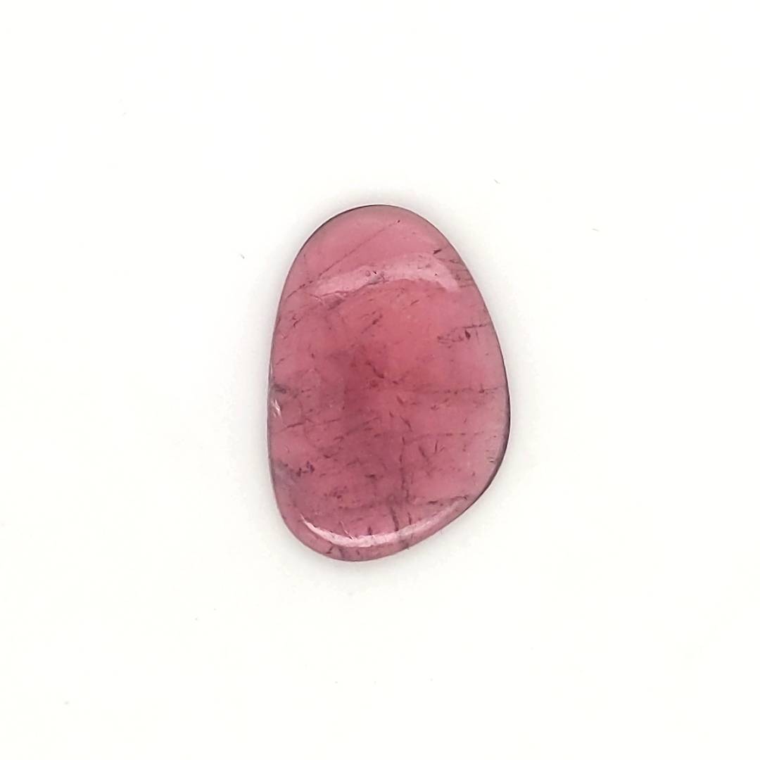 1 Pics Of Natural Watermelon Tourmaline Slice | Size:20X14mm | With Certificate - The LabradoriteKing