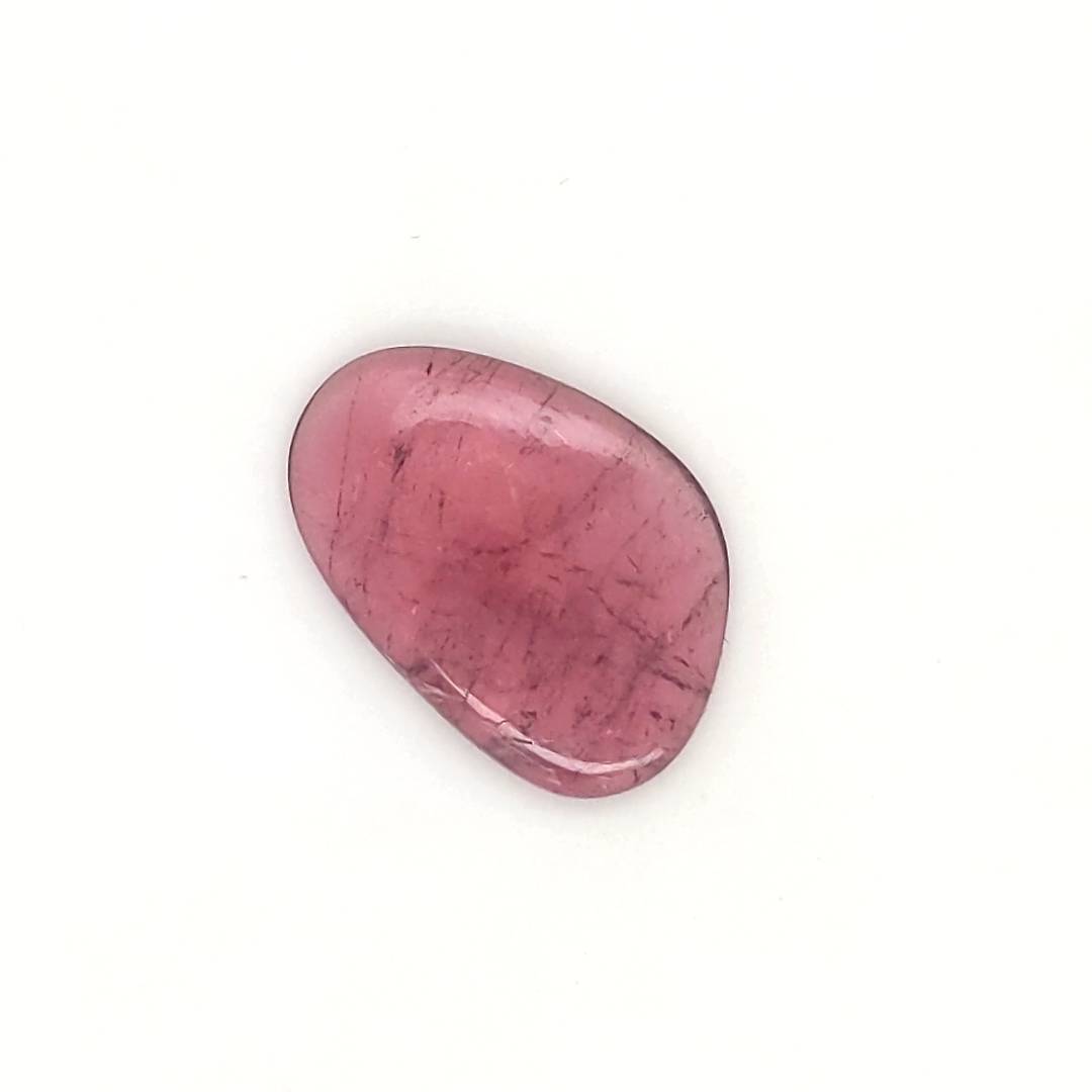 1 Pics Of Natural Watermelon Tourmaline Slice | Size:20X14mm | With Certificate - The LabradoriteKing