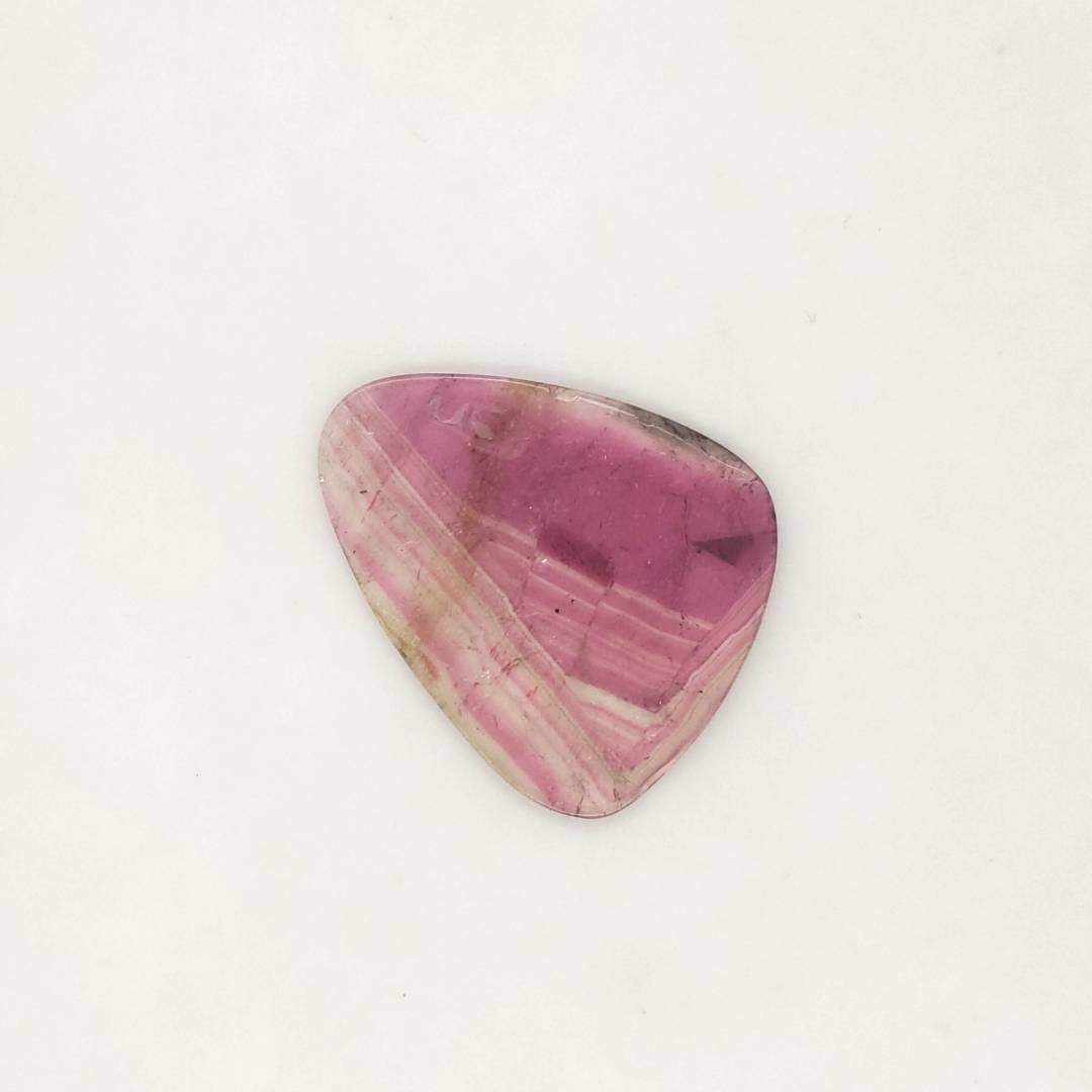 1 Pics Of Natural Watermelon Tourmaline Slice | Size:34x28mm | With Certificate - The LabradoriteKing