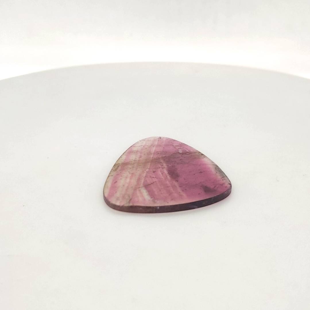 1 Pics Of Natural Watermelon Tourmaline Slice | Size:34x28mm | With Certificate - The LabradoriteKing