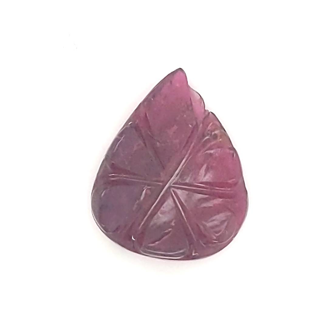 1 Pics Of Natural Flower Tourmaline Carved | Size:16X13mm | With Certificate - The LabradoriteKing