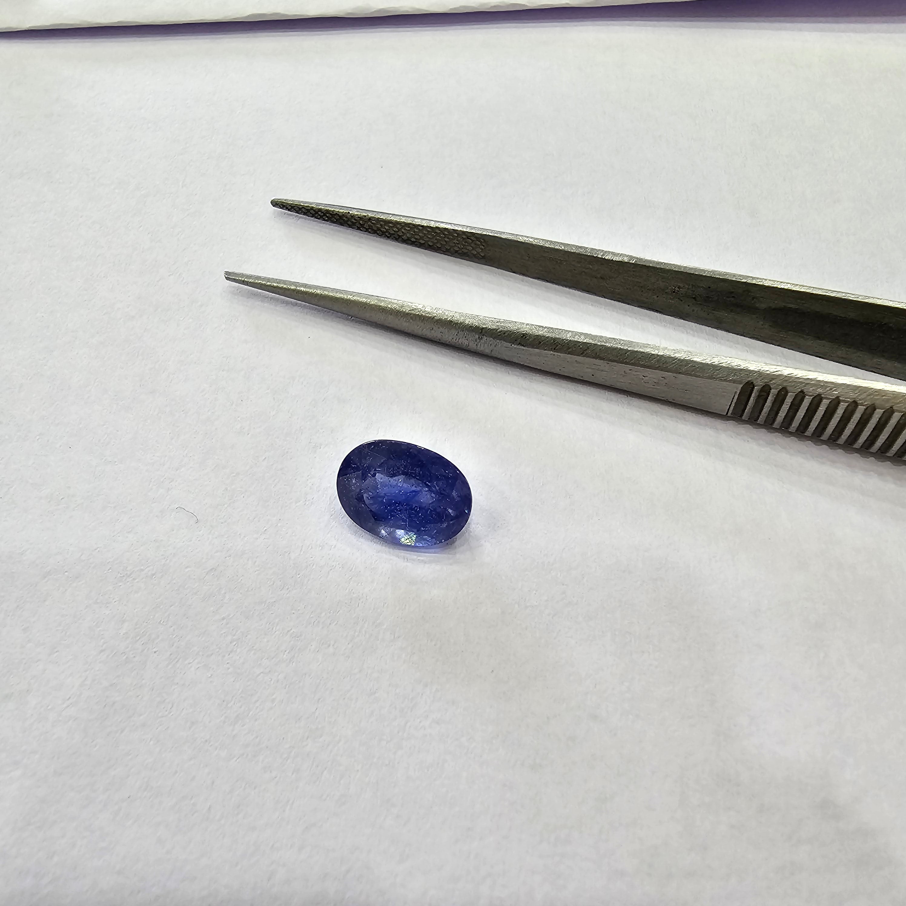 1 Pieces Natural Blue Sapphire Faceted Gemstones Rectangle Shape, 9x7mm - The LabradoriteKing