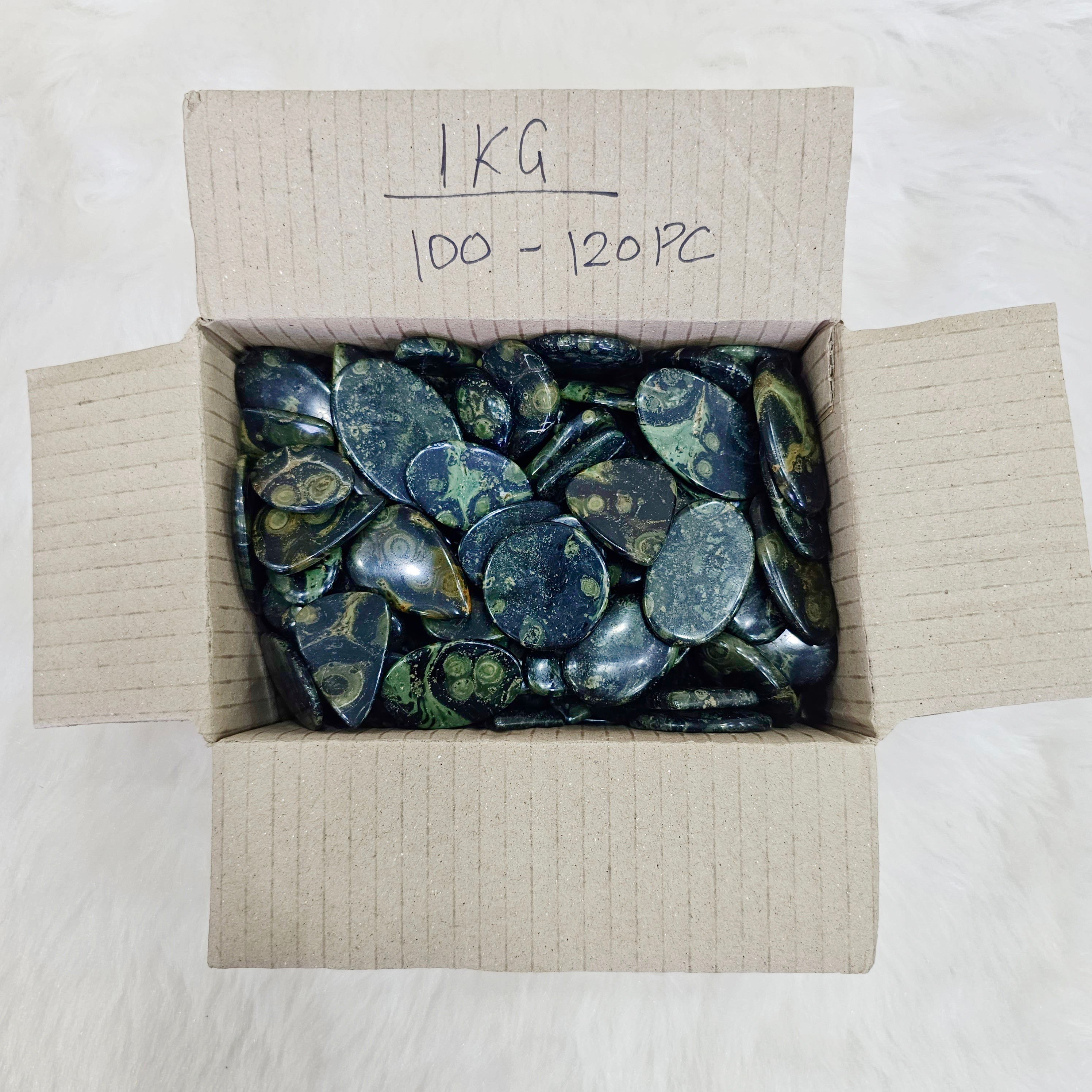 1 KG Box of Kambaba Fossil Jasper | 100-120 Pcs | 1" to 3" Inches - The LabradoriteKing