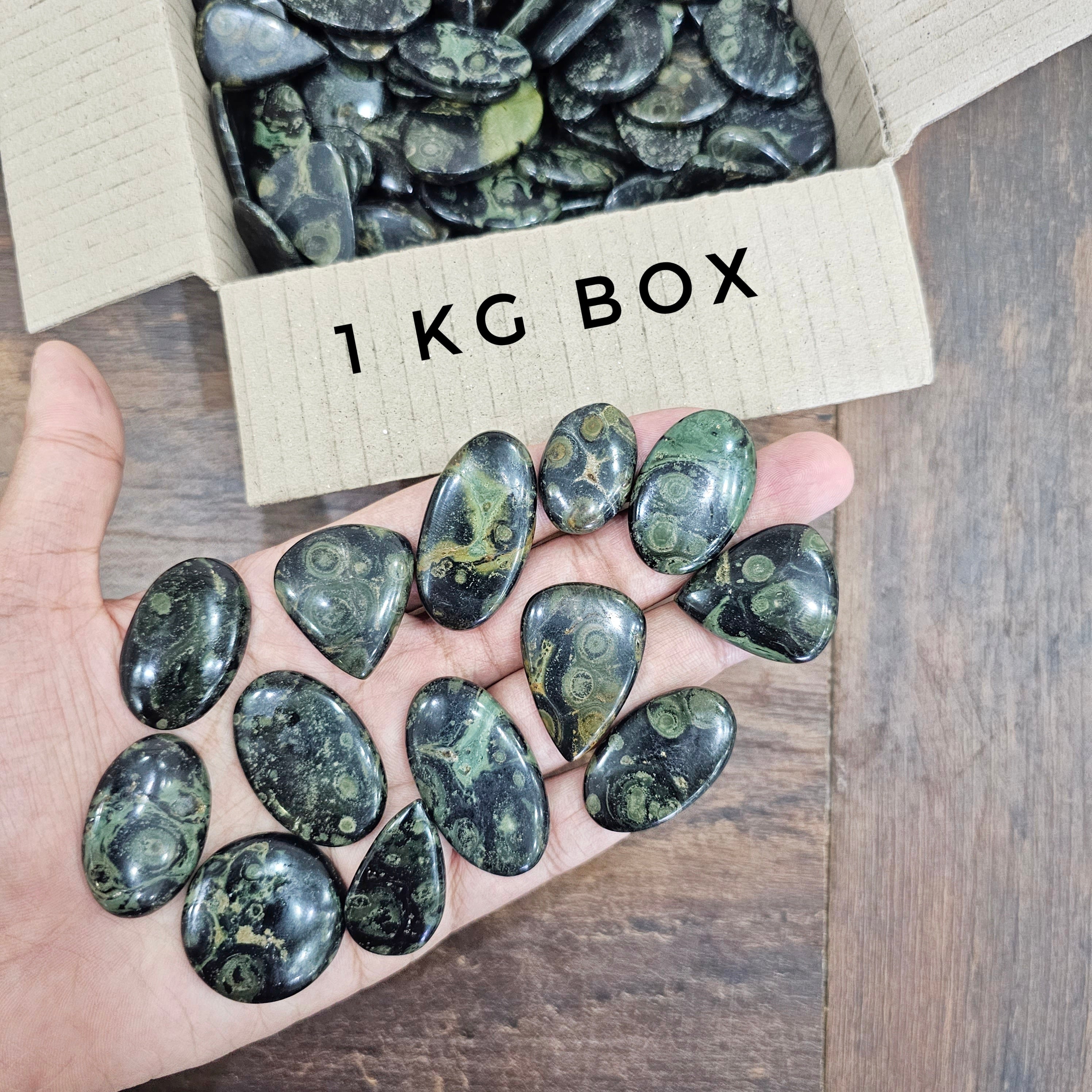 1 KG Box of Kambaba Fossil Jasper | 100-120 Pcs | 1" to 3" Inches - The LabradoriteKing