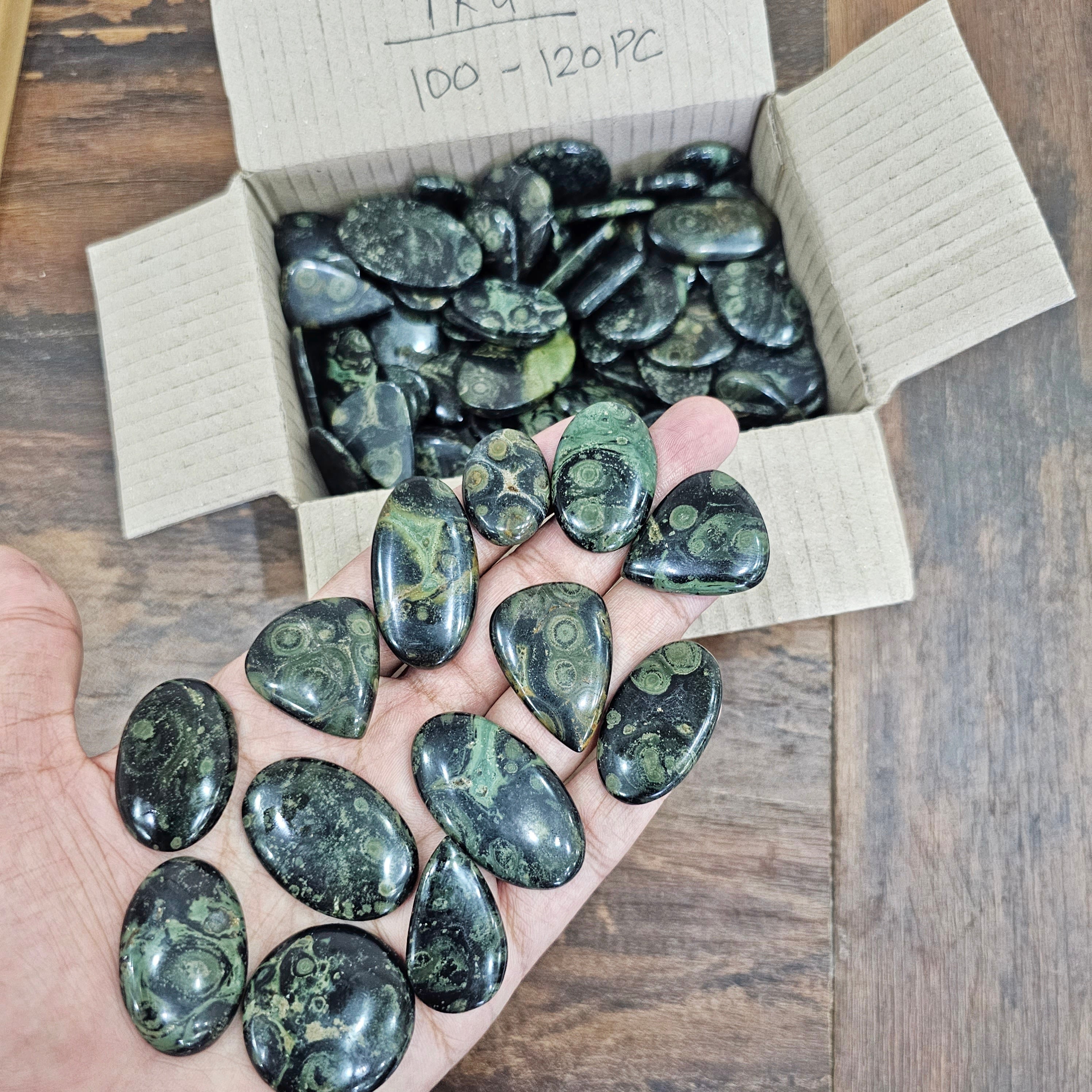 1 KG Box of Kambaba Fossil Jasper | 100-120 Pcs | 1" to 3" Inches - The LabradoriteKing