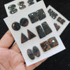 1 Card Natural  Spiderweb Jasper Cabochon  Gemstones | Mix Shape,16-34 mm Size, - The LabradoriteKing
