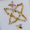 18 Pieces Natural Multi Tourmalie  Faceted Gemstone Marquise And Owal Shape Size: 2-5mm - The LabradoriteKing